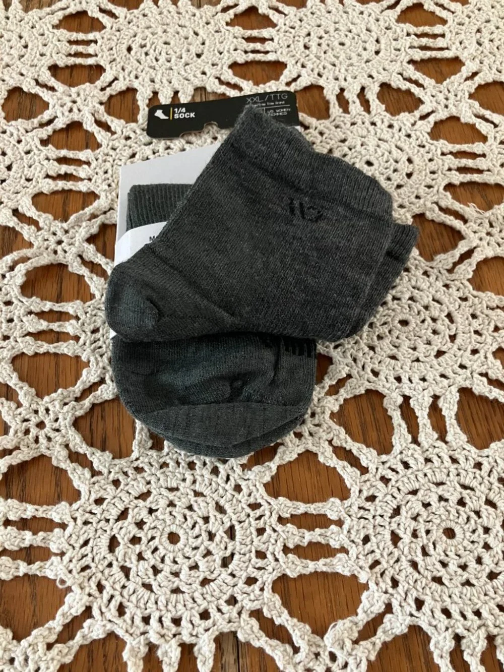 New Men’s Sz. XXL ¼ Sock The Wide Width Sock made in the USA